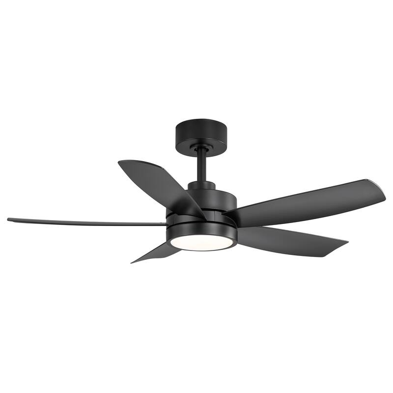 Breezary 65"/52"/42" 5-Blade LED Ceiling Fan with Light Kit and Remote