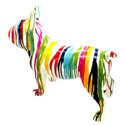 Interior Illusions Plus Graffiti Pup Dog - 17.5" long