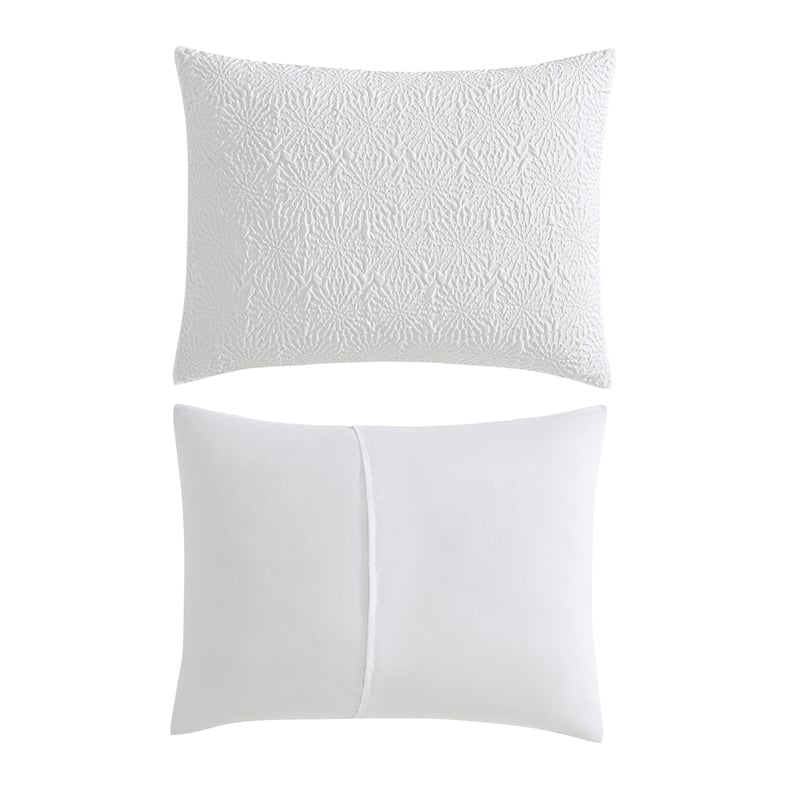 Nautica Embossed Sunflower White Comforter Bonus Set