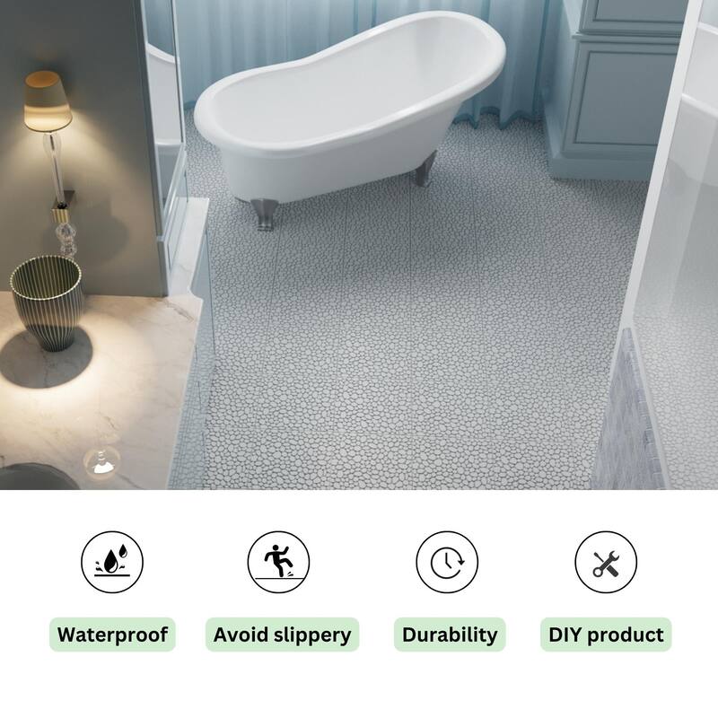 12 x 12 Inch Interlocking Deck Tiles Plastic Waterproof Outdoor All Weather Anti-slip, Weight Capacity Upto 440 LBS, Pack of 60