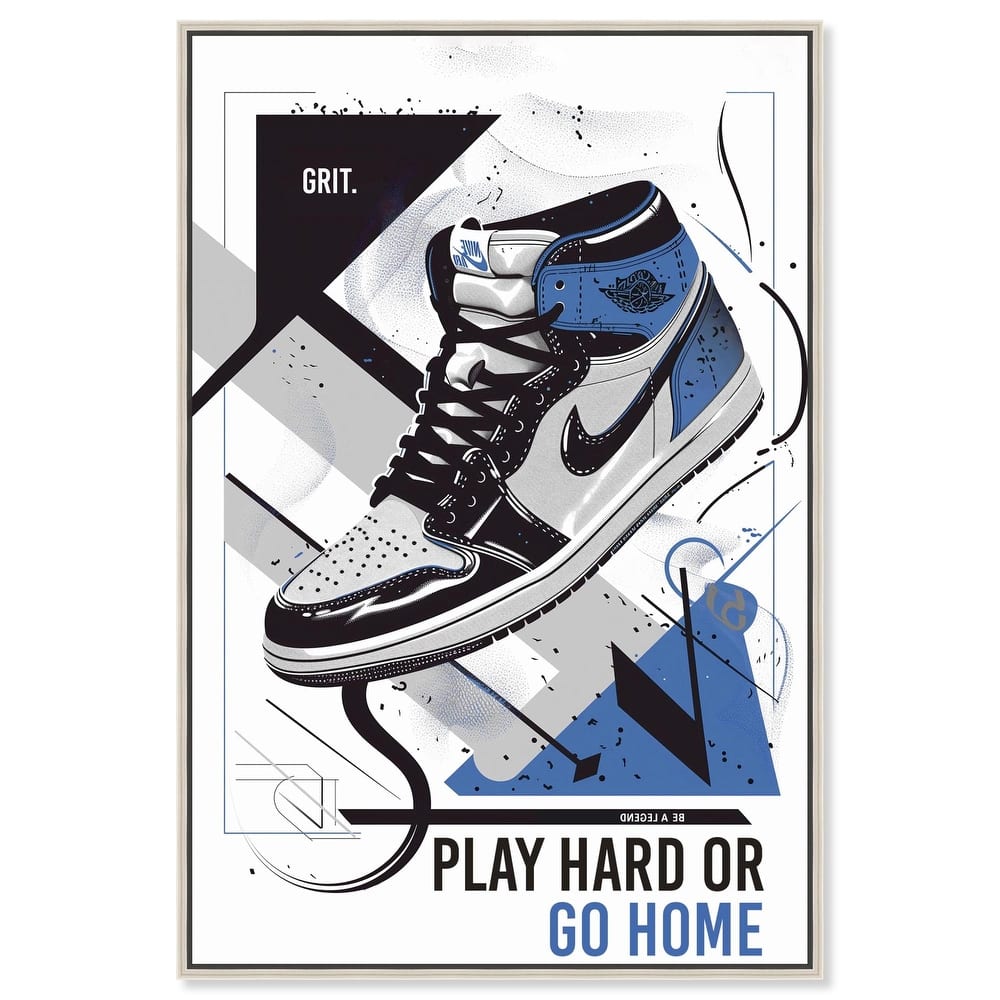 Play Hard Go Home Canvas by Art Remedy