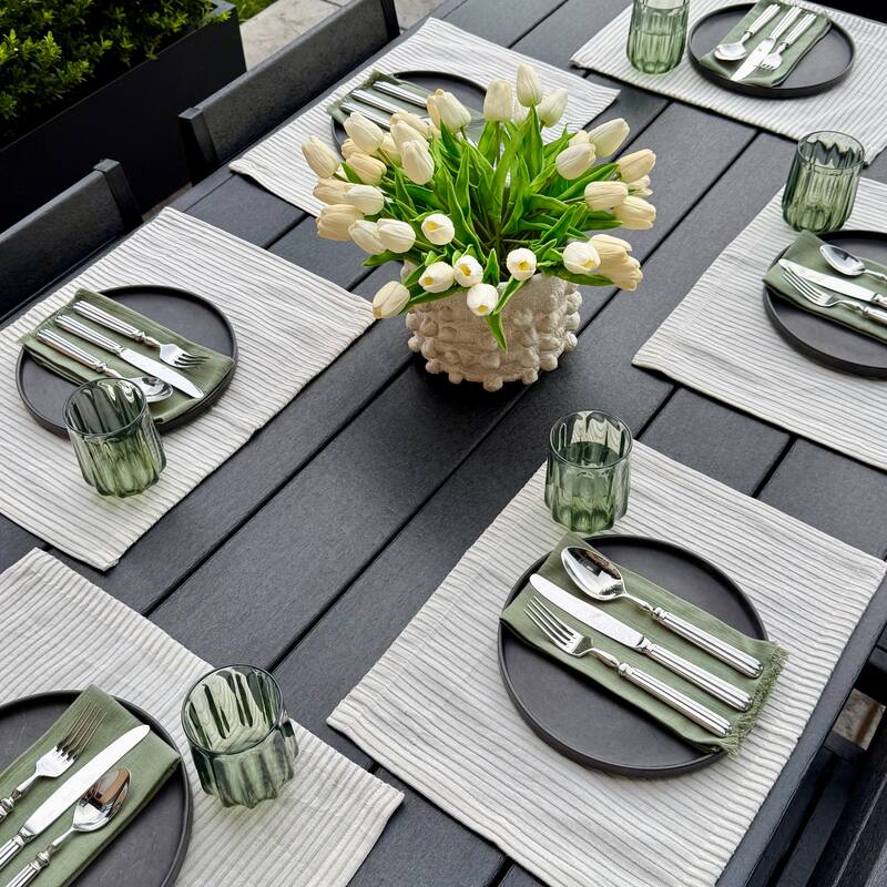 Haven Modern 7-Piece Outdoor Dining Set