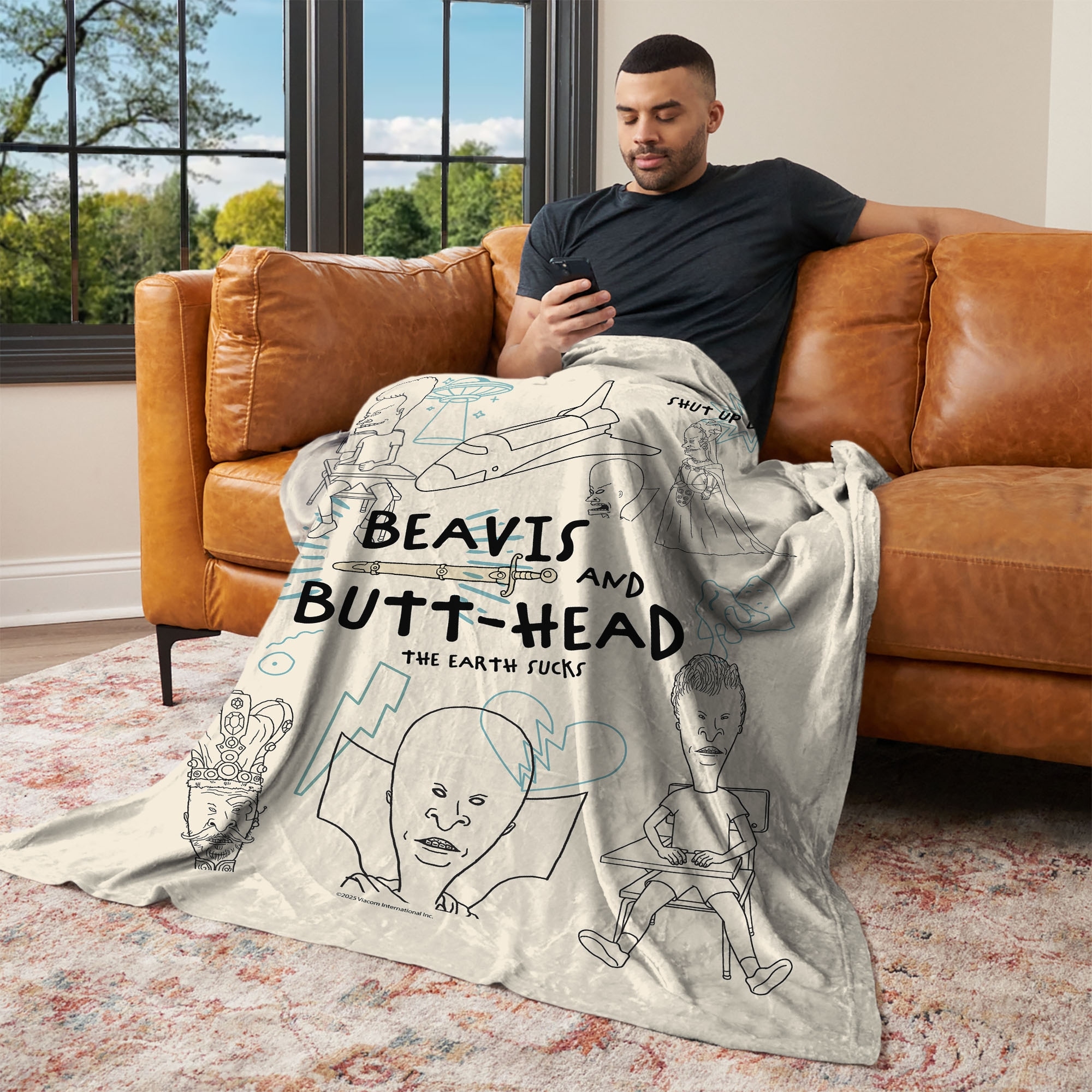 Beavis and Butt-Head   フリースブランケット Paramount-Beavis-and-Butthead-