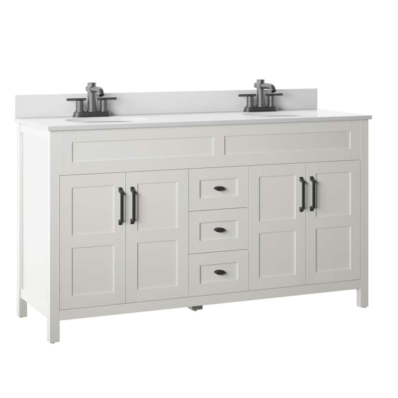 60" Double Bathroom Vanity