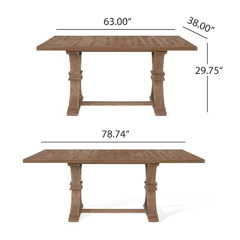 Maria Fabric and Rubberwood Dining Set by Christopher Knight Home