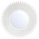 preview thumbnail 1 of 3, Broche Matte White 30in Mirror - 30
