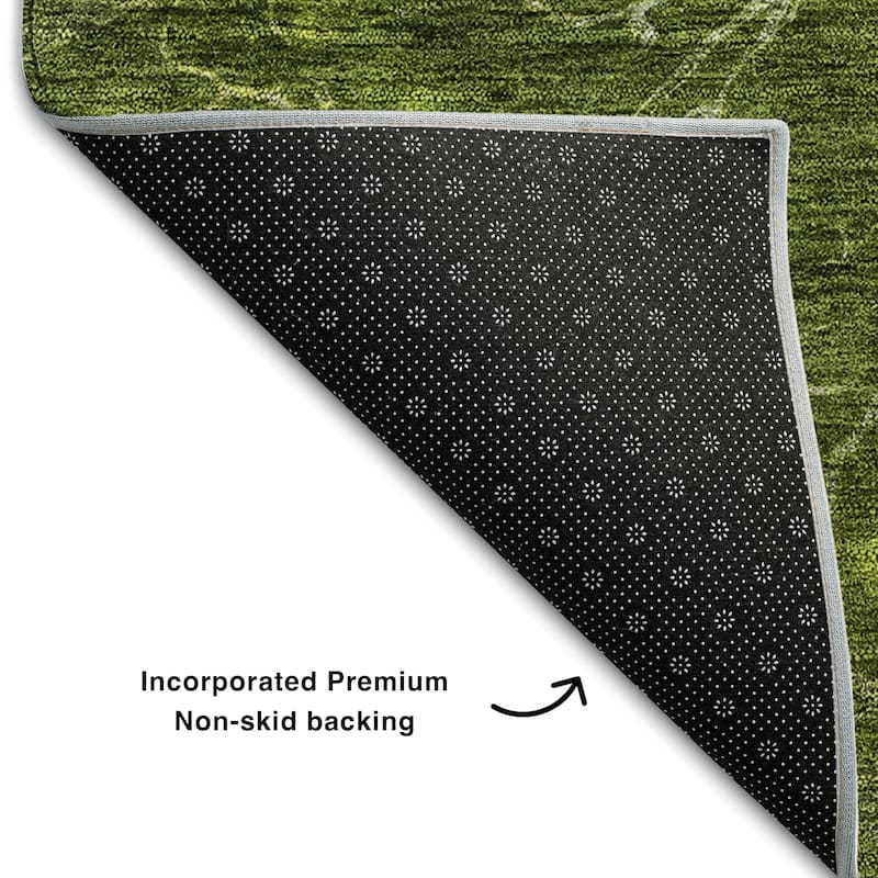 Premium Washable Super Soft Modern Floral Mayfield Rug