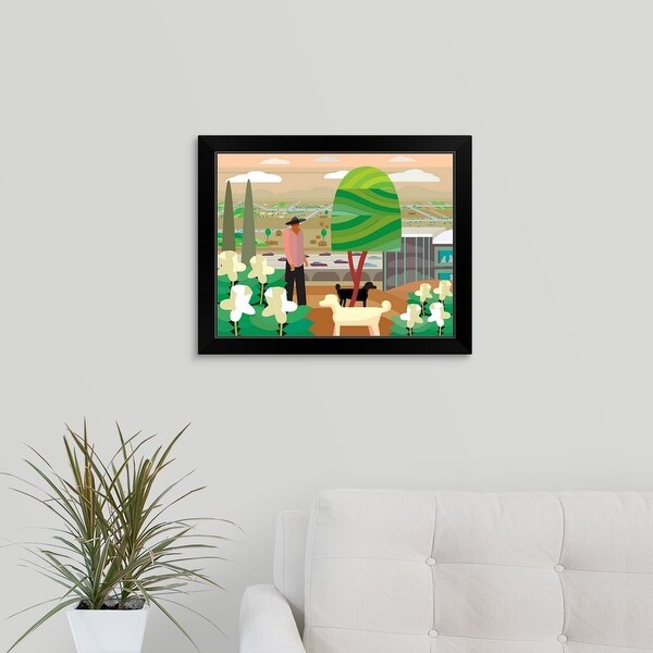"Scottsdale" Black Framed Print