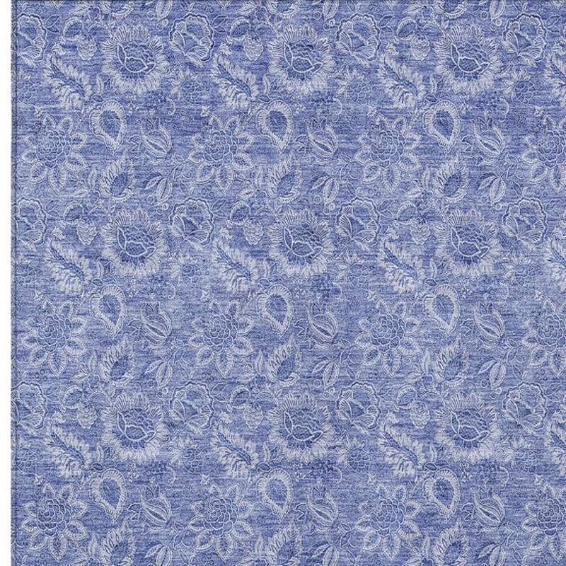 HomeRoots Floral Transitional Rectangle Outdoor Rug