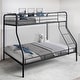 preview thumbnail 1 of 15, Metal Bunk bed for kids Black