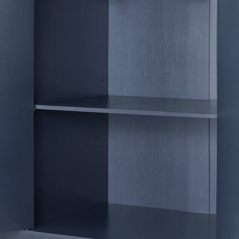 53inch Kitchen Storage Islands with Drawers and Trash Can Storage