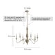 preview thumbnail 6 of 11, Farmhouse 6-Light Wood French Country Chandelier for Dining Room Bedroom