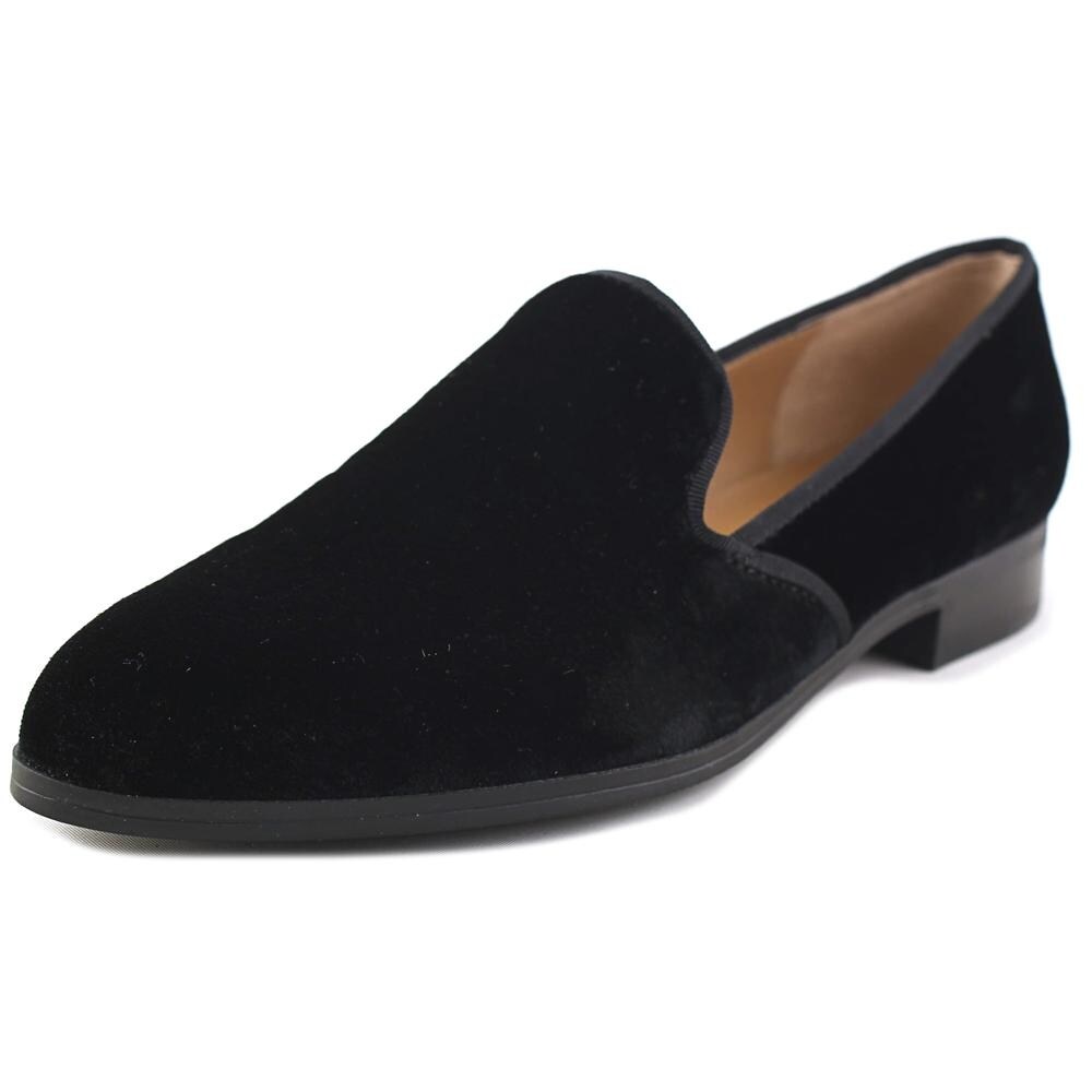 franco sarto black suede flats