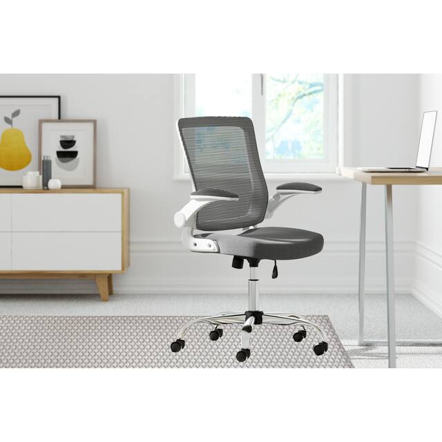 LUCILLE Office Mat By Kavka Designs - Grey, Beige, Tan