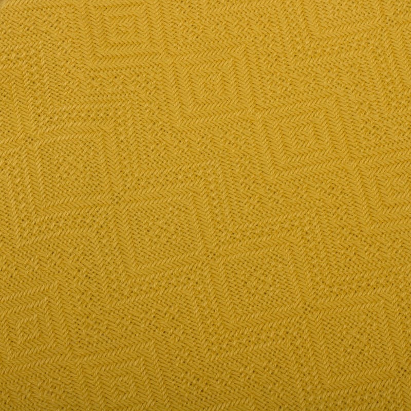 Novica Handmade Diamond Mine In Gold Acrylic And Blend Throw Blanket