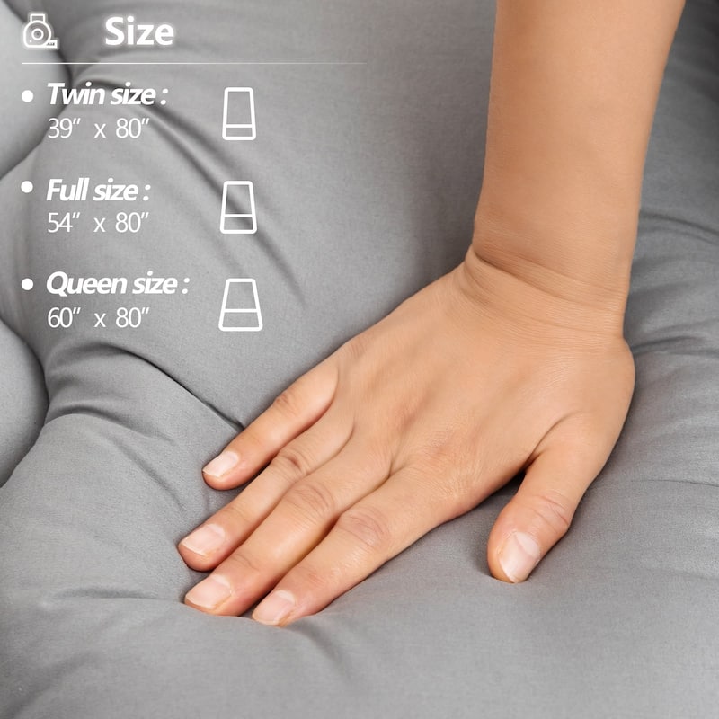 Futon Mattress, Japanese Style Floor Mattress Camping Mattress