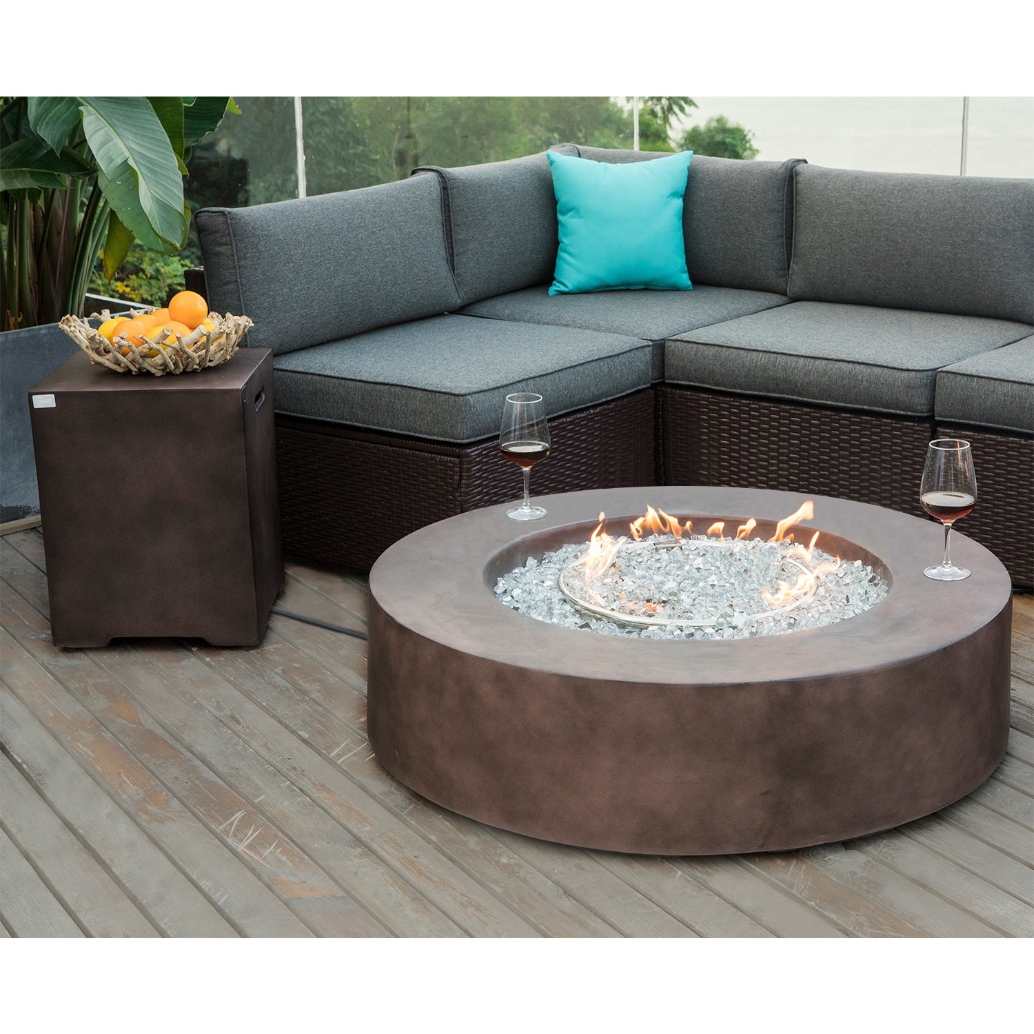 Propane fire new arrivals pit table set