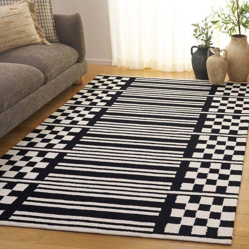 SAFAVIEH Handmade Pine Gastonne Modern Wool Rug