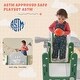 preview thumbnail 22 of 43, 7 in 1 Toddler Slide Playset, Kids Climbers Playground with Double Slides, Arch Tunnel, Ring Toss and Basketball Hoop