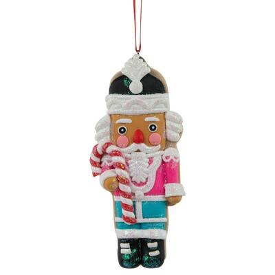 4.75" Glittered Nutcracker Cookie Ornament
