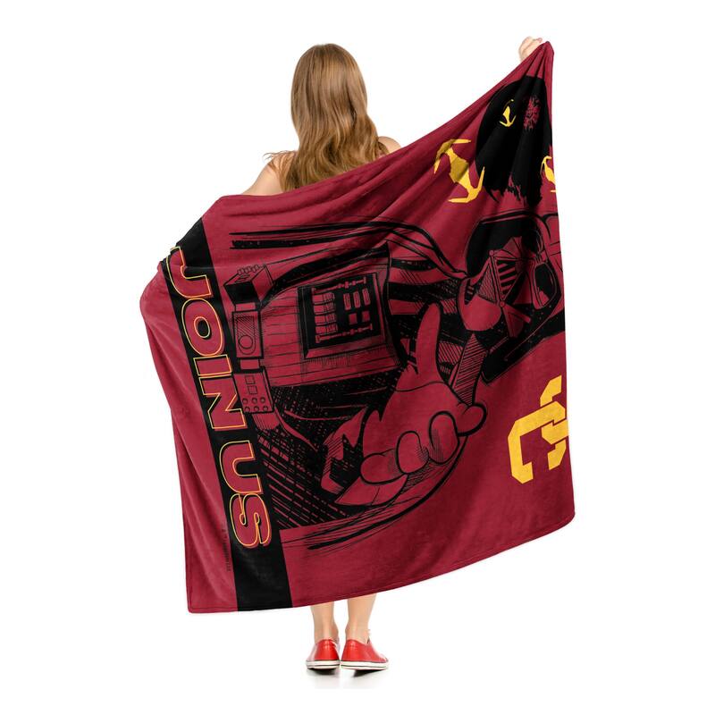 NCAA Star Wars Cobranding Influence Silk Touch Throw Blanket