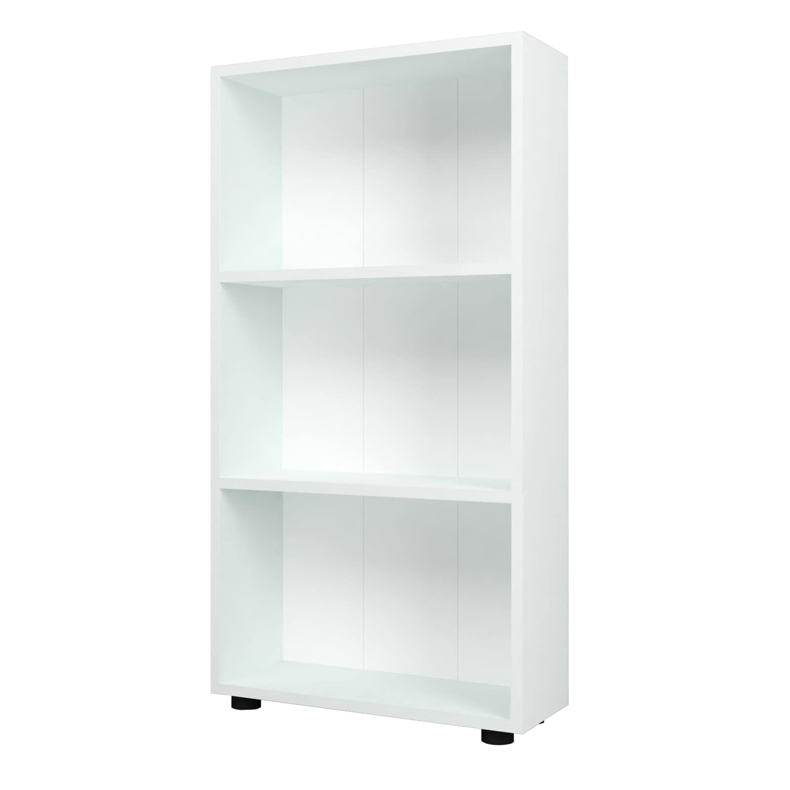 Gymax 42'' Bookshelf 3-Tier Bookcase w/Anti-Tipping Kit for Living