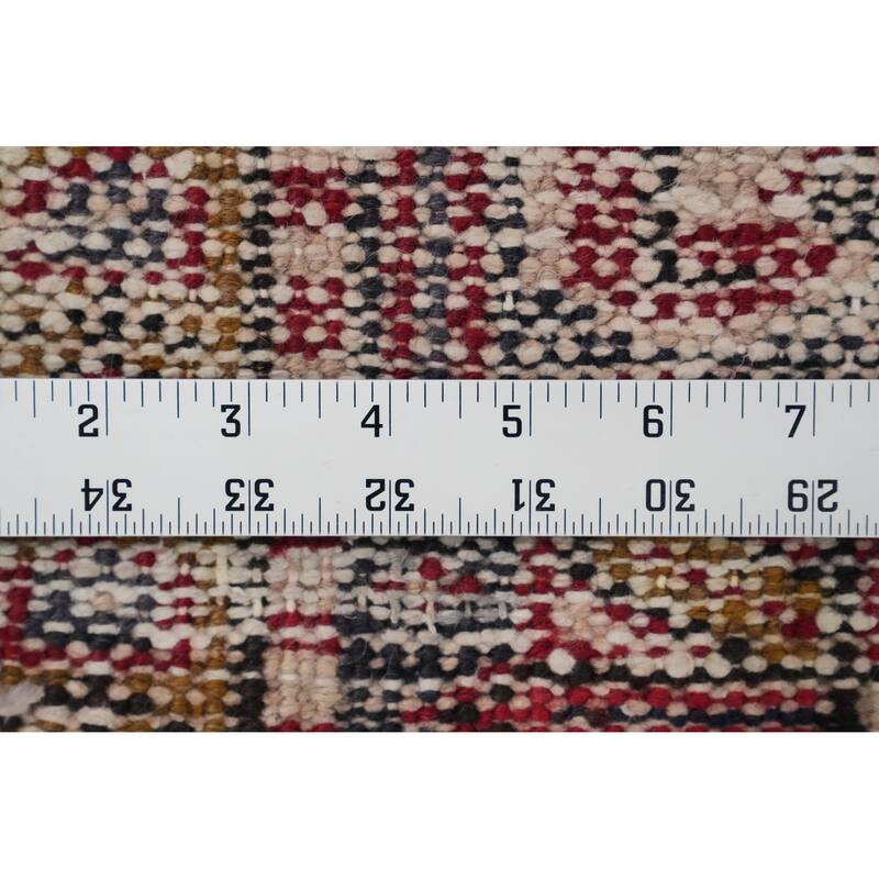 Hand Knotted Oriental 100% Wool Carpet Traditional Medallion Red Heriz Area Rug - 11' 3'' X 8' 1''