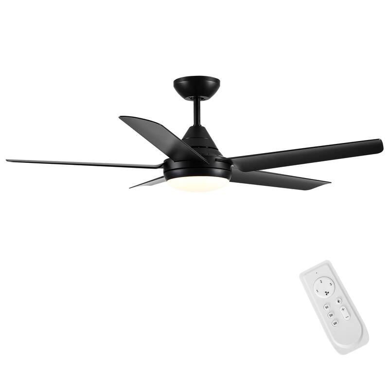48" YUHAO Modern Contemporary LED Ceiling Fan with Remote Control