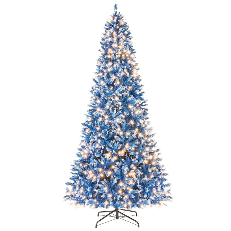 Costway 6/7/8/9 FT Artificial Christmas Tree, with 270/340/420/520 - See Details - 9 Foot