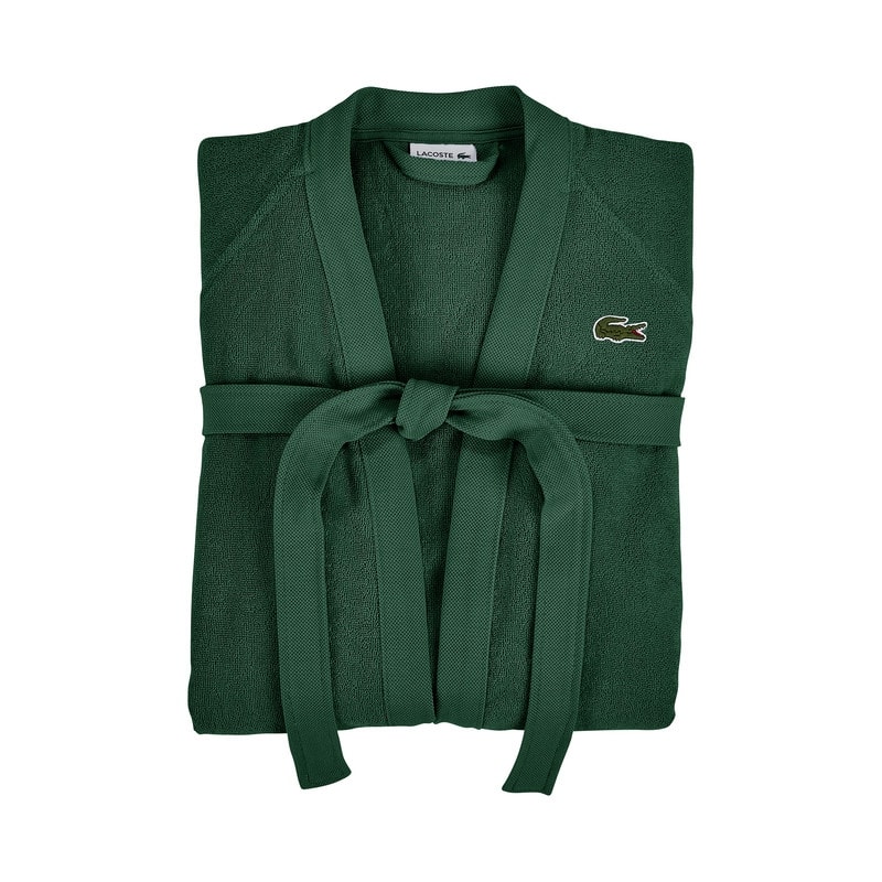 Lacoste 100% Cotton Classic Pique Bath Robe