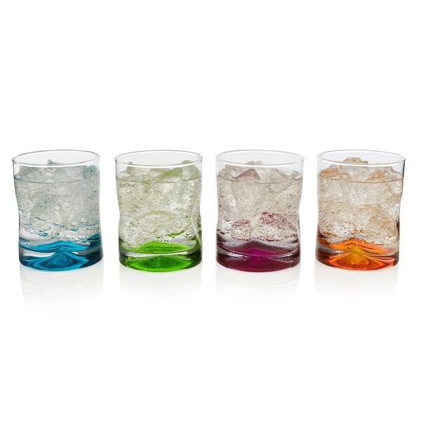 Low Ball Glass Set - Rocks Glass Set - Custom Short Tumblers - Bar ware