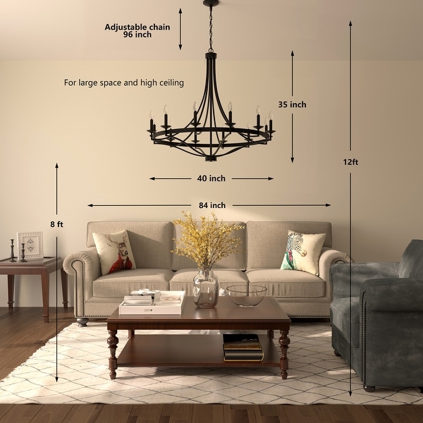 8ft chandelier deals