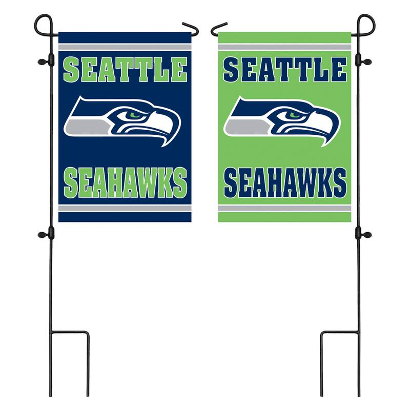 Embossed Suede Flag, Garden Size, Seattle Seahawks
