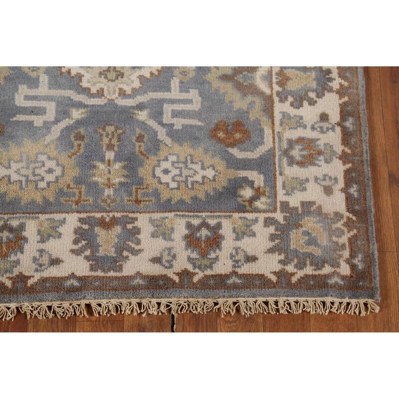 All-Over Oushak Indian Accent Rug Handmade Wool Carpet - 3'3"x 5'5"