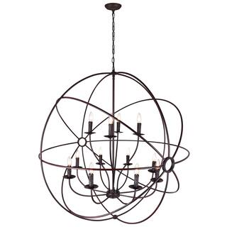Arza 12 Light Brown Chandelier