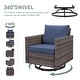 preview thumbnail 52 of 104, Gymojoy Outdoor Fire Pit Conversation Set, Patio Furniture with Cushions