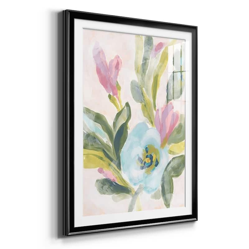 Floral Breeze Fresco II Premium Framed Print - Ready to Hang
