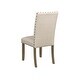 preview thumbnail 4 of 2, Mina Rustic Golden Brown and Beige 5-piece Dining Set with Storage