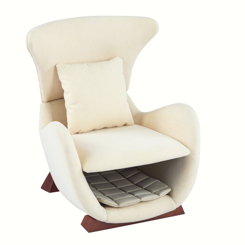 Christopher Knight Home - Modern Upholstered Accent Chair with Pet Nook Storage