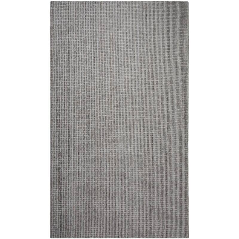 Alora Decor Weston Hand-tufted Solid Wool Rug - Brown - 5' x 7'6"
