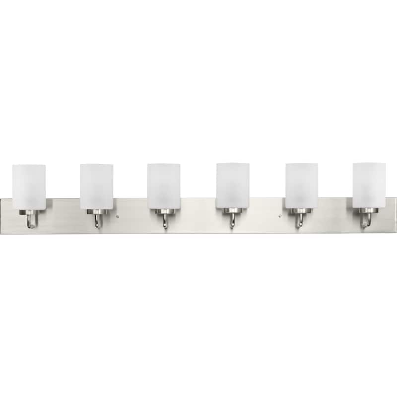 Progress Lighting P300421 Merry 6 Light 6" Wide Vanity Light - Brushed Nickel