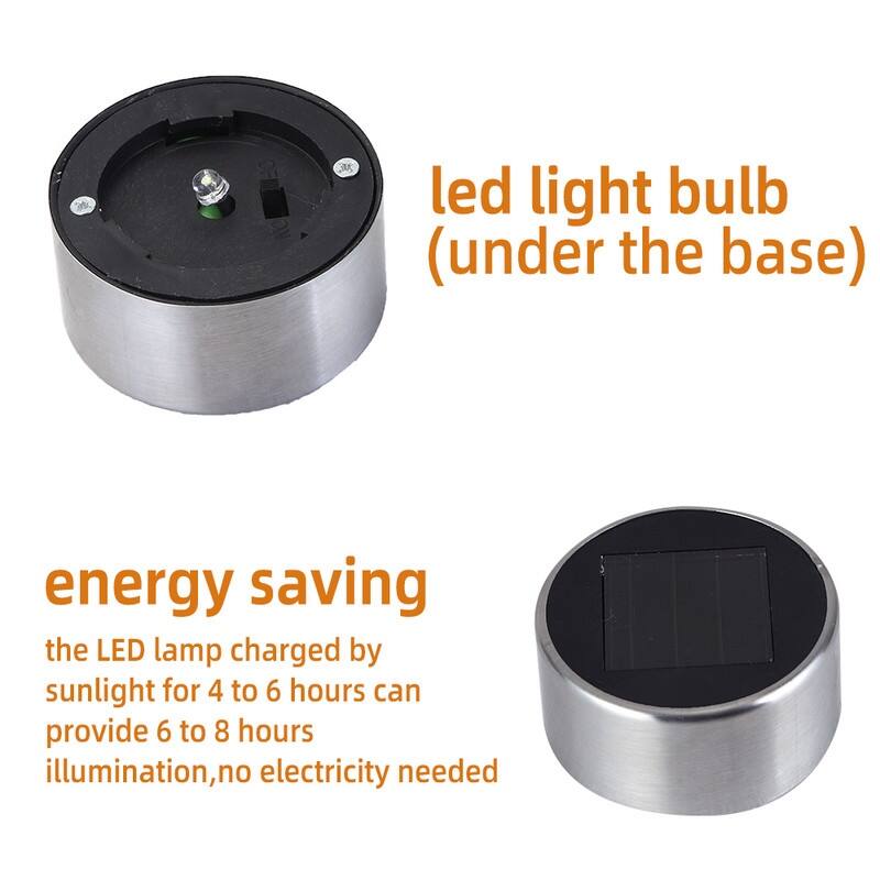 10-Piece 5W High Brightness Solar Power LED Lawn Lamps (Cold White/Warm White/Colorful)