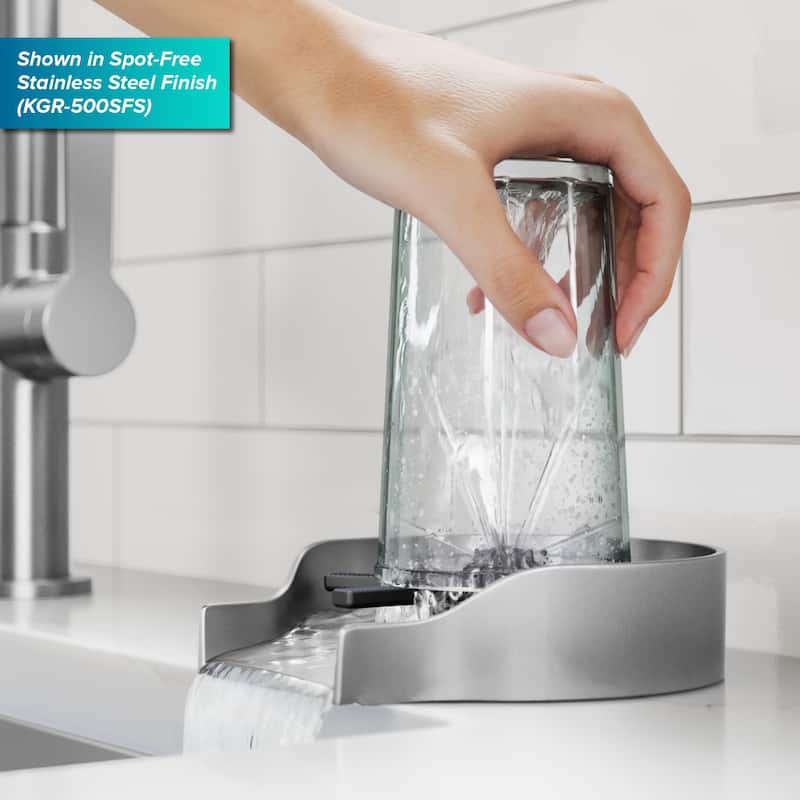 KRAUS CleanMate Glass Rinser for Kitchen Sink