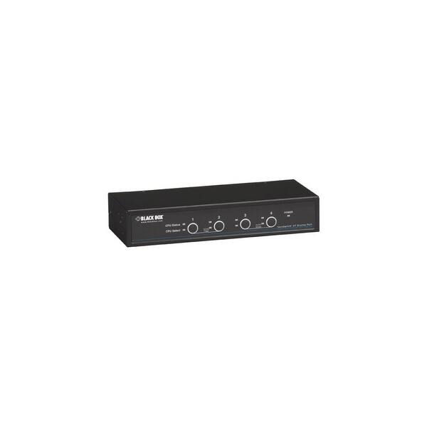 Black Box Kv9704a Black Box Servswitch Dt Kvm Switch Displayport With Usb And Audio 4 Port 4 Computer S 1 Local User S Overstock 15635943