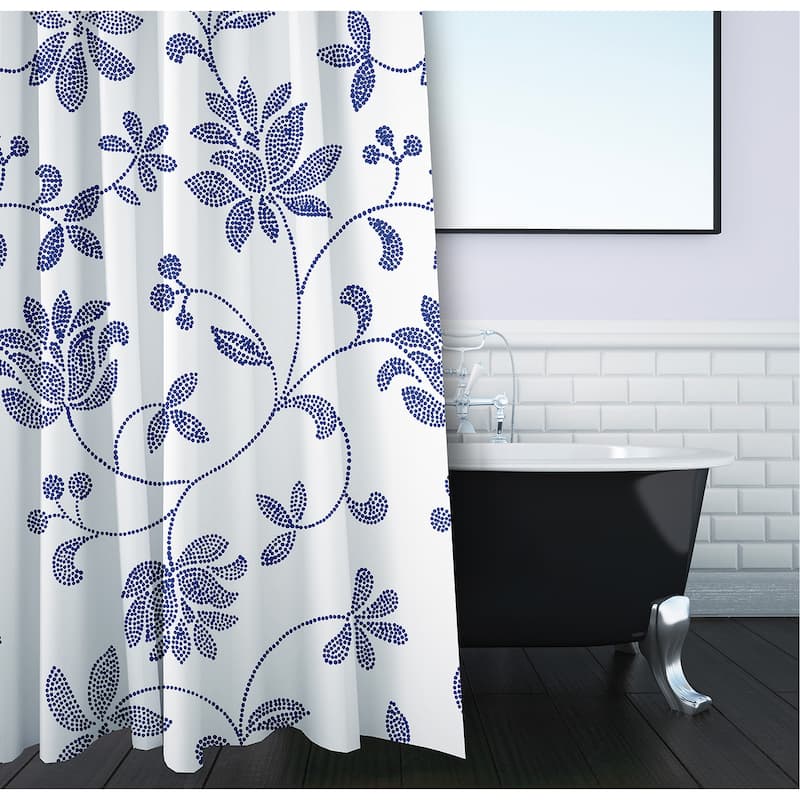 Traditional Floral Shower Curtain