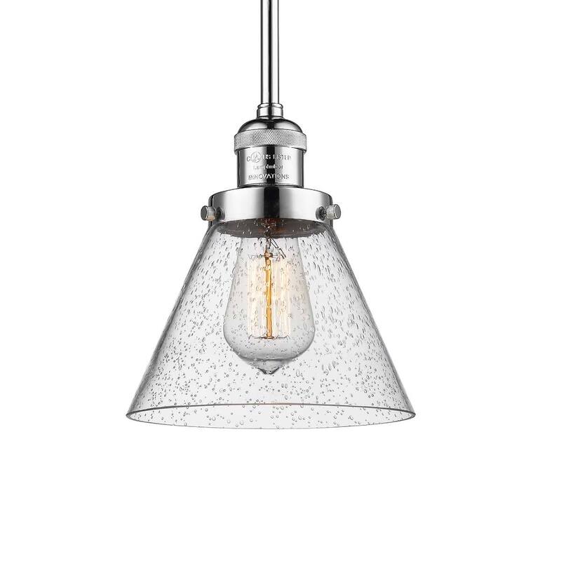 Innovations Lighting Large Cone Single Light 8" Wide Mini Pendant with
