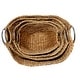 preview thumbnail 27 of 69, Handmade Dried Plant Wicker Contemporary Storage Basket