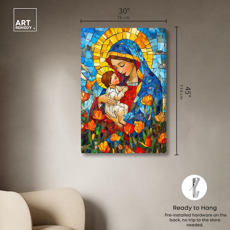 Glass Gospel I Canvas by Art Remedy, Gallery Wrapped