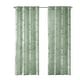 preview thumbnail 33 of 32, Madison Park Leilani Palm Leaf Burnout Window Curtain Sheer