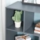 preview thumbnail 12 of 19, HOMCOM 3-Tier Child Bookcase Open Shelves Cabinet Floor Standing Home Office Storage Furniture Shelvin with Drawers